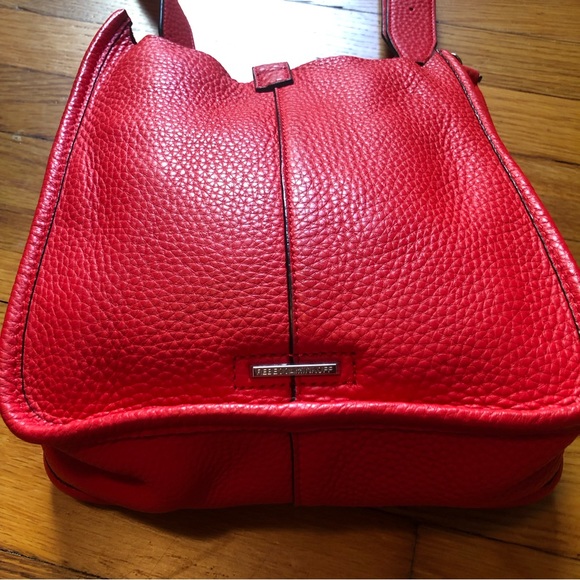 Rebecca Minkoff Red Crossbody Feed Bag - Picture 5 of 9